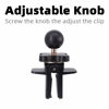 Picture of iSaddle for Garmin Air Vent Mount Holder - 17mm Ball Phone/GPS Vent Mount Base with Silicone Clip & Adjustable Knob for Garmin Nuvi Drive Drivesmart Dezl Zumo Driveassist DriveLuxe StreetPilot RV