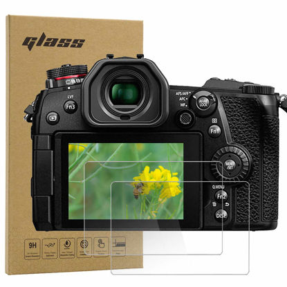 Picture of Macolink Tempered Glass Screen Protector for Panasonic Lumix DC-G9 G8 G7 G7 Mark II/DMC-GX7 Mark II GX7 III / GX9 GX8 LX10 LX9 FZ300 FZH1 / Ricoh GR III (2 Pack)