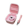 Picture of XANAD Pink Case for Fujifilm Instax Mini 12 / Mini 11 / Mini 10 / Mini 9 / Mini 8 / Mini 7 Instant Camera - Storage Protective Carrying Bag with Shoulder Strap