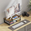 Picture of gianotter Computer Monitor Stand Riser, Desk Organizers and Accessories with Drawer, Office Desk Accessories & Workspace Desktop Organizers Storage for Classroom Office Supplies Decor (Wood)