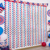 Picture of LOLStar 4th of July Decorations,Red White and Blue 3 Pack Star Tinsel Foil Fringe Curtains,Independence Day Photo Booth Prop Streamer Backdrop for America Patriotic Party,Memorial Day,Labor Day
