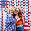 Picture of LOLStar 4th of July Decorations,Red White and Blue 3 Pack Star Tinsel Foil Fringe Curtains,Independence Day Photo Booth Prop Streamer Backdrop for America Patriotic Party,Memorial Day,Labor Day