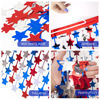 Picture of LOLStar 4th of July Decorations,Red White and Blue 3 Pack Star Tinsel Foil Fringe Curtains,Independence Day Photo Booth Prop Streamer Backdrop for America Patriotic Party,Memorial Day,Labor Day