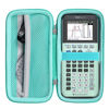 Picture of Khanka Hard Travel Case Replacement for Texas Instruments TI-83 Plus/TI-84 Plus/TI-84 Plus CE Color Graphing Calculator, Case Only (Mint)
