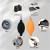 Picture of 1pcs-Coffee Grinder Cleaning -Blower Coffee Powder -Air-Move Filter Cleaning Tool Air Blaster Blower - for Camera Cleaning,Espresso air for Automobiles, Keyboards-Long and Short Dual Purpose (Orange)