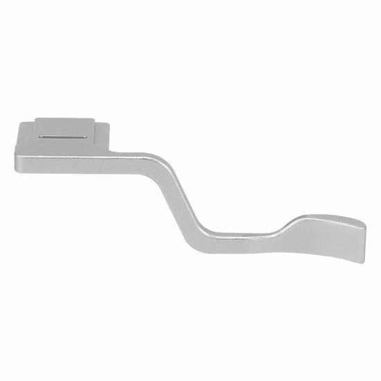 Picture of Haoge THB-XT4S Metal Hot Shoe Thumb Up Rest Hand Grip for Fujifilm Fuji X-T1 X-T2 X-T3 X-T4 XT1 XT2 XT3 XT4 Camera Silver