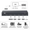 Picture of ROOFULL 4 in 1 Out 8K HDMI 2.1 Switch 4 Port 8K@60HZ 4K@120Hz HDMI Switcher Box with Remote Support 48Gbps HDR10+ Dolby Vision/Atmos HDCP 2.3 CEC for PS5 Xbox Roku Fire Stick Blu-ray Player Gaming PC