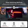 Picture of ROOFULL 4 in 1 Out 8K HDMI 2.1 Switch 4 Port 8K@60HZ 4K@120Hz HDMI Switcher Box with Remote Support 48Gbps HDR10+ Dolby Vision/Atmos HDCP 2.3 CEC for PS5 Xbox Roku Fire Stick Blu-ray Player Gaming PC
