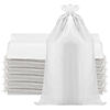 Picture of GINLANK 50 PCS 18 x 30 Inch Empty Sand Bags, White Sand Bags with 20 m Tying Rope Roll, Polypropylene Woven Sand Bags for Flood Control, Packaging Storage