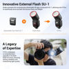 Picture of GODOX V1 Pro N V1Pro-N Round Head Flash for Nikon, 2.4G TTL Nikon Speedlite HSS 1/8000s, 2980mAh Li-ion Battery, Detachable Sub Flash SU-1, External Flash Compatible for Nikon Camera(USA Version)