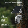 Picture of ELYSOO 4G LTE Cellular Security Cameras Outdoor, 2 Pack No WiFi Security Camera Solar Powered with 360° View, 2K Color Night Vision, Includes SIM Card(Support Verizon/AT&T/T-Mobile)