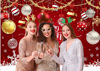 Picture of CYLYH 7X5FT Christmas Backdrop Merry Christmas Party Decoration Christmas Photo Banner Xmas Photography Background Photo Props for Winter New Year Xmas Eve Family Party Banner D882