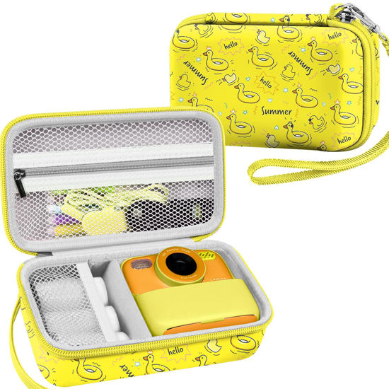 Picture of Leayjeen Kids Camera Case Compatible with Kids Instant Print Camera, Kids Instant Camera for 1080P Printed Photos,Best Christmas Gifts and Birthday Gifts for Kids-Little Yellow Duck（Case Only）