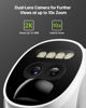 Picture of TIEJUS Dual Lens Security Cameras Wireless Outdoor 2Packs, 360° PTZ Solar Cameras for Home Security Outside, 2K WiFi Battery Powered Surveillance Camera Color Night Vision, Motion Alarm [10X Zoom]