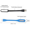Picture of Kyfreshpower Mini USB LED Lamp, Adjustable USB Night Light, Compatible for Power Bank, Laptop, Notebook, Reading, Computer Keyboard USB Reading Light (8-White)