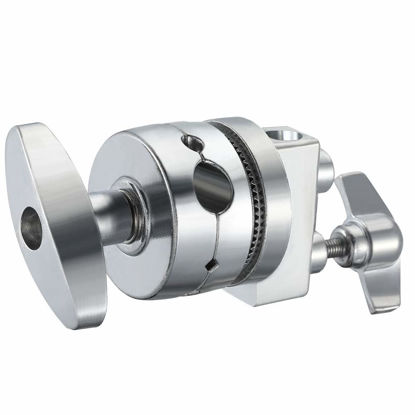 Picture of SUPON Aluminum alloy Multi Functional Heavy Duty 2.5 inch Grip Head Swivel Head Clamp Holder Bracket Adapter with 1/2",1/4",3/8", 5/8" Mount for Light Stand, Extension Boom Arm,Photographic Equipment