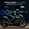 Picture of Motorcycle Bluetooth Intercom V8 5.2 with FM and Music Sharing Helmet Headset IP67 Noise Cancelling DSP&CVC HiFi Stereo Pair 1000M Communication System