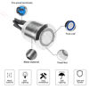 Picture of YACSEJAO 16mm Chassis Switch Host Metal Button Desktop Computer Host Switch Cable Metal LED Power Button ATX Supply On/Off for DIY Computer Switch
