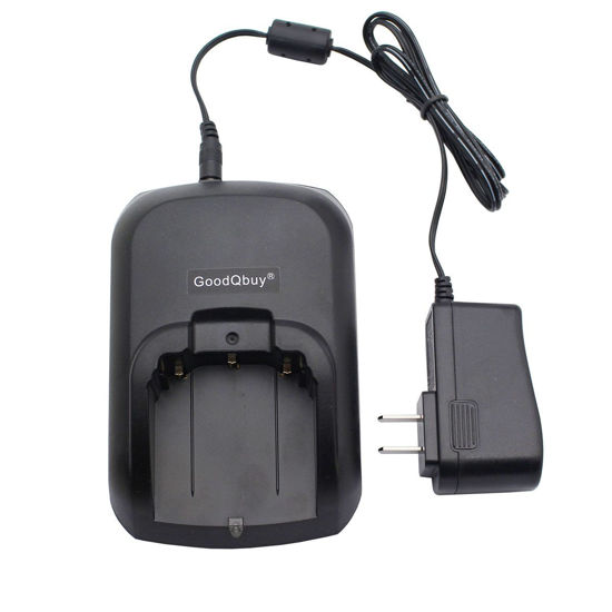 Picture of GoodQbuy Rapid Li-ion Battery Charging Dock Desktop Charger is Compatible with Vertex VX820 VX-P820 VX-P824 VX-P829 VX920 VX870 VX821 VX829 VX581 VX824 FNB-V86L FNB-V92L FNB-V87L
