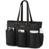 Picture of LOVEVOOK Laptop Tote Bag for Women Work, Teacher Tote Bag Nurse Bag, Utility Bag For Work/Travel/College/Daily, Professional Computer Bag Large Purse Handbag With Multi Pockets & Top Zipper