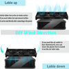 Picture of VTRETU Router Cooling Fan for Computer Cooler Audio Video Network Cabinet Server Cooling Project Equipment and Workstation DC 5V USB Power 120mm 360mm Fan with Switch