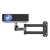 Picture of WALI Foldable Projector Wall Mount Universal Adjustable Wall Projector Mount Aluminum Alloy Projectors Stand,1/4" M4 M6 Screw Size,(1330LM-PM), Black