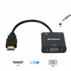Picture of Anbear HDMI to VGA Adapter with Audio(10 Pack), Gold-Plated VGA to HDMI Adapter (Male to Female) Compatible for Computer, Desktop, Laptop, PC, Monitor, Projector, HDTV, Chromebook,Roku, Xbox and More