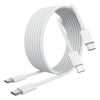 Picture of [MFi Certified] iPhone 16 Charger Cord 6FT, 2 Pack 60W USB C to USB C Charging Cable Cord Long for iPhone 16/16 Plus/16 Pro/16 Pro Max/15/15 Plus/15 Pro/15 Pro Max, iPad Pro/Air/Mini, Galaxy, White