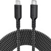 Picture of DteeDck USB 4 Cable 10ft, USB4 40Gbps High Speed Data Transfer, 8K@60Hz/4K@120Hz Display 240W Charging USB C Data Cables for Thunderbolt 4 Thunderbolt 3 and Most USB-C Devices
