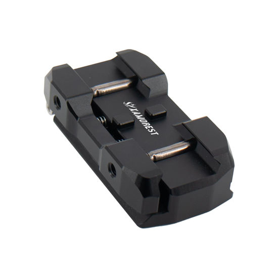 Picture of XAMOREST Picatinny Arca Swiss Plate, 2.75 Picatinny Arca Rail Mount for Rifle Tripod Ballhead Quick Release Plate, Aluminum Arca Plate Compatiable RRS Dovetail