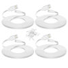 Picture of Smays 4-Pack 25 ft Extension Cable for WYZE Cam v4, WYZE Cam v3 and v3 Pro Camera, Long Flat Micro USB Cord