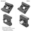 Picture of 2 Pack Cold Shoe Mount Adapter Cold Shoe Bracket Standard Shoe Type with 1/4" Thread Hole for Camera DSLR Flash Led Light Monitor Video and More