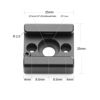 Picture of 2 Pack Cold Shoe Mount Adapter Cold Shoe Bracket Standard Shoe Type with 1/4" Thread Hole for Camera DSLR Flash Led Light Monitor Video and More
