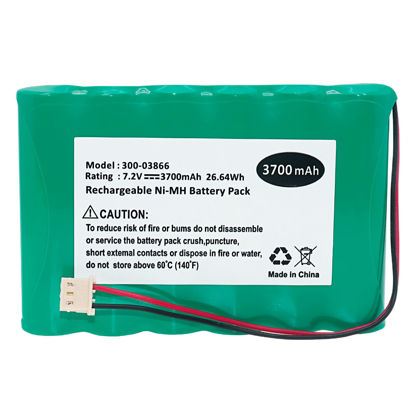 Picture of JIIKER 300-03866,LCP500-4B Battery Replacement for Honeywell Lynx 5100, Lynx 5200, Lynx 5210, Lynx Touch 7000 Security Alarm Systems 7.2V, 3700mAh