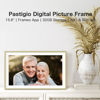 Picture of Digital Picture Frame, Frameo 15.6 inch Large Digital Photo Frame Wifi, 32GB Capacity, 1920*1080 IPS FHD Touch Screen, Electronic Album Slideshow, Tabletop&Wall-Mounted, Gifts for Mom, Women, Golden
