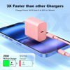 Picture of for iPhone Fast Charger,3 Pack 20W USB C Fast Wall Charger with 60W USB C to C Cables 10ft, Type C Charging Cord Compatible with iPhone 16/15 Plus/Pro Max/Pro/Samsumg S24/S23 Android Charger Pink