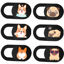 Picture of IMNEXT2U Laptop Camera Cover Slide 3 Pack Ultra Thin Slide Computer Webcam Covers for Echo Show, iPhone, iPad, Tablet, Chromebook, PC - Pug