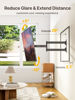 Picture of monTEK Long Arm TV Wall Mount for Most 23-65 Inch TVs, 29 Inch Long Extension TV Mount Swivel and Tilt, Full Motion Wall Mount TV Bracket Fit Max VESA 400 x 400mm, Up to 77 lbs