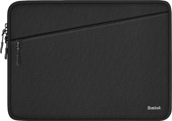 Picture of Laptop Sleeve Case 14 inch, Traveling Water Resistant Carrying Notebook Bag with Pocket, Shockproof Protective Laptop Cover Compatible for 14 Inch MacBook Air/Pro, HP, Lenovo, Dell, ASUS, Acer, Black