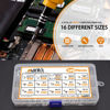 Picture of mankk 500PCS M.2 SSD Screw Kit M.2 Screw SSD Mounting Screws M.2 Standoff and Screw M.2 M2.5 M3 NVMe Screw for Laptop PC Repair & DIY M-148-500PCS