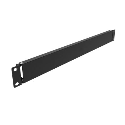 Picture of QiaoYoubang 1U Hinged Blank Panel -Metal Rack Mount Filler Panel -Blank Rack Mount Panel Flat Panel for 19 inches Rack Mount (1U Blank Panel)