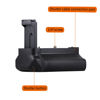 Picture of QUMOX Vertical Power Battery Grip for Canon EOS RP EOS-RP EOS R8 DSLR Camera, Battery Holder for 2X LP-E17 Battery (Battery is not Included)