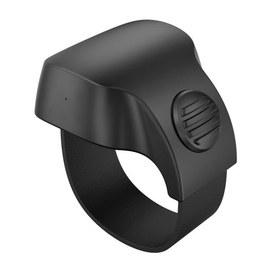 Picture of Recharging Bluetooth 5.1 Smart Ring Selfie Remote Control for iPhone & Android Wireless Remote Control Selfie Shutter for Photography and Video Recording for iPad iPod Tablet (Black)