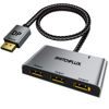 Picture of SWITCHFLUX DisplayPort Splitter for 3 Monitors Adapter |4K@60Hz| DP Splitter Extended Display 1 in 3 Out MST Hub for Multiple Monitor Compatible with PC,NVIDIA/AMD Graphic Card
