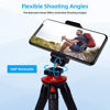 Picture of Mini Tripod for Camera/Phone/Webcam, NexiGo Flexible Camera Tripod Stand, Compatible with NexiGo Logitech Webcam C920 C922 Brio iPhone/Android/Camera, Vlogging/Live Streaming (Black)
