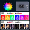 Picture of T12 Pro RGB Video Light 12W Portable LED Camera Photography Lights for Photo and Phone Selfie Video Vlog Recording Streaming Lighting,2500-8000K,21 Effects,CRI 96+,OLED Display,Rechargeable Battery