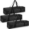 Picture of Bulyoou 3 Pcs Tripod Carrying Case Bag Water Resistant Durable Lightweight Multifunctional Tripod Carrying Case with Heavy Duty Suit for Tent, Fishing Pole, Lights, Speakers, Cameras(Black,32 Inch)