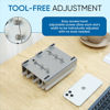 Picture of Elestoria Adjustable Laptop Stand - Fits 5 Devices, Modern Design, Tool Free Adjustment, Protective & Stable | Grey