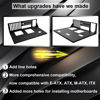 Picture of DIY Gaming Computer Case, E-ATX Open Chassis Case Rack for E-ATX/ATX/M-ATX/ITX Motherboards, Widely Body Heat Dissipation Design,Test Bench,Computer Motherboards Test Bench