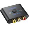 Picture of CAMWAY RCA to HDMI Converter - 1080P AV to HDMI Video Converter 16:9/4:3 Conversion Mini Composite CVBS Audio Video Adapter Supports PAL,NTSC for Wii,PS1,PS2,N64,X-Box,VHS, VCR, Blue-Ray DVD Players